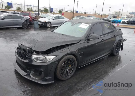 2017 BMW M3 z USA, uszkodzony, nr VIN WBS8M9C56H5G83710